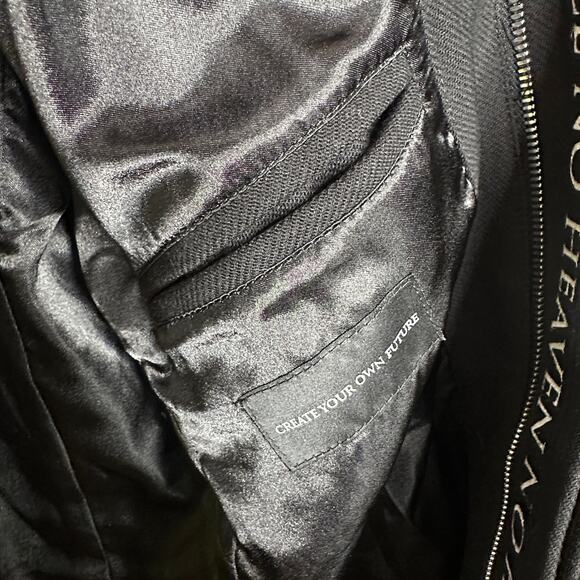 BLACKCRAFT CULT Bateman Trench Coat Black Sz M Gothic Occult Dark Aesthetic - Picture 9 of 10